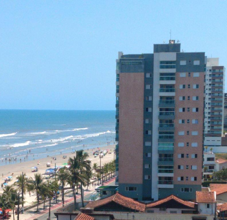 Apartamento Temporada Pe Na Areia Mongaguá Exteriör bild