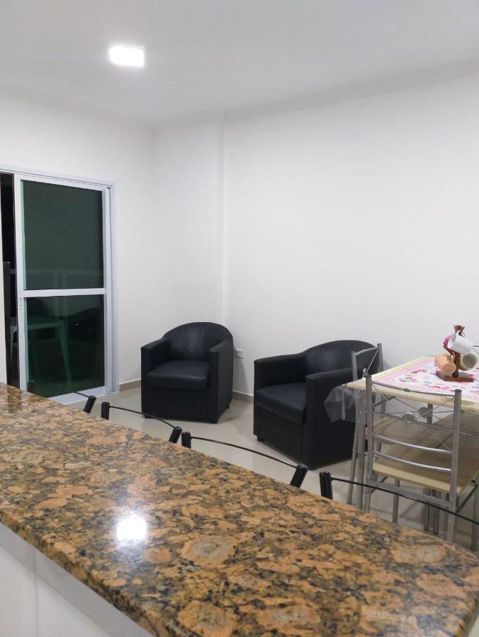 Apartamento Temporada Pe Na Areia Mongaguá Exteriör bild