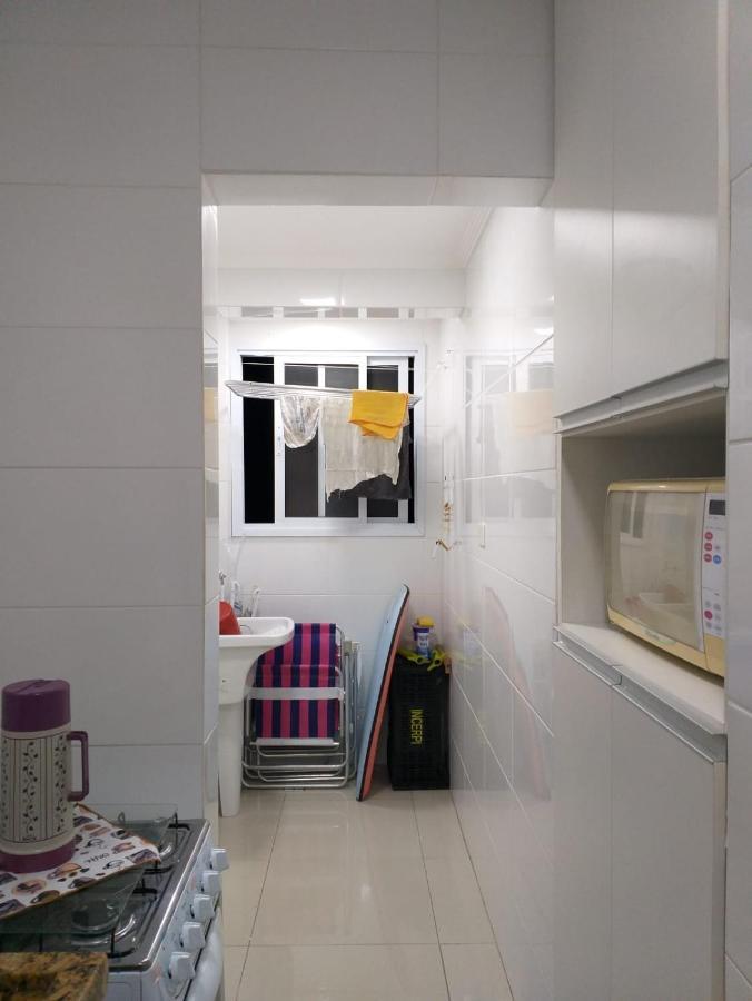 Apartamento Temporada Pe Na Areia Mongaguá Exteriör bild