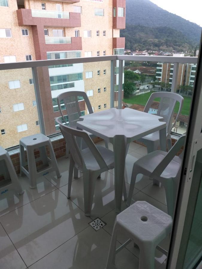 Apartamento Temporada Pe Na Areia Mongaguá Exteriör bild