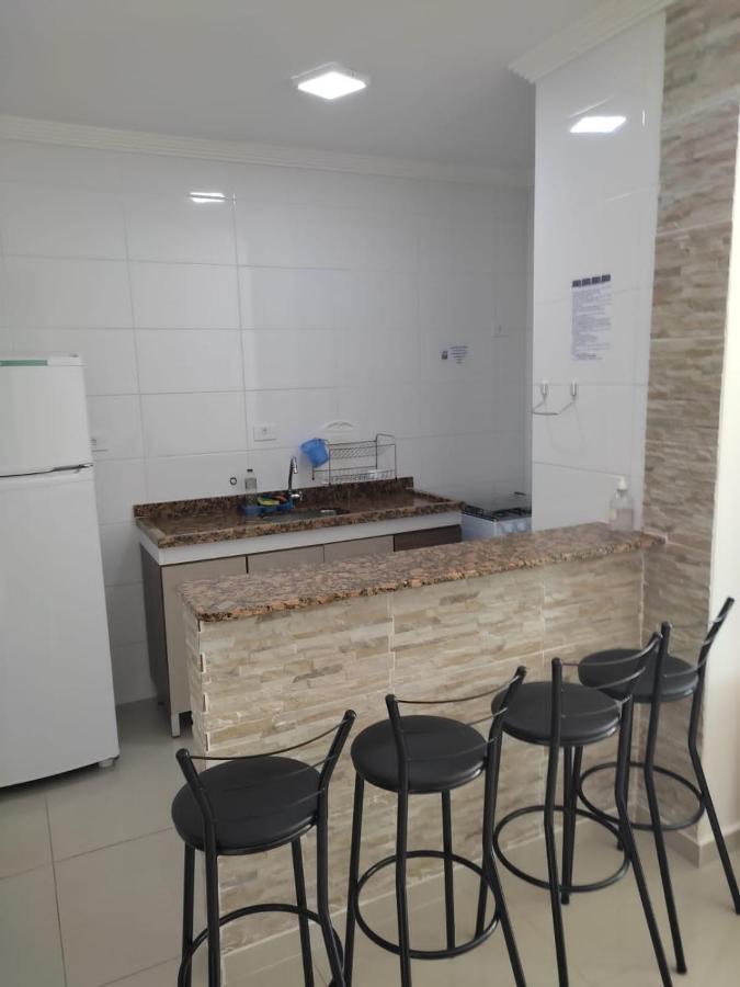 Apartamento Temporada Pe Na Areia Mongaguá Exteriör bild